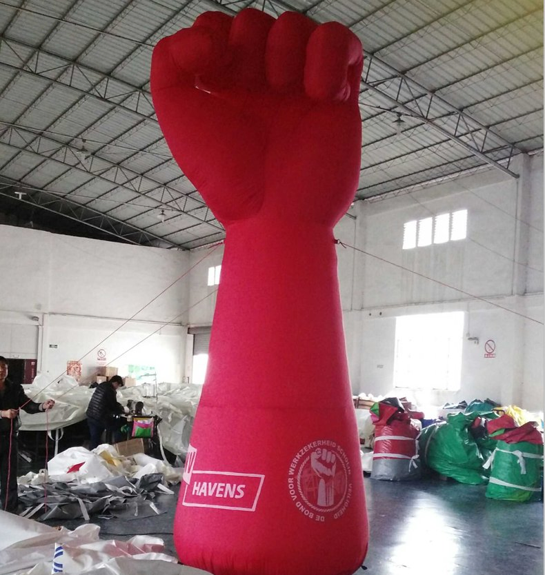 Boyi Inflatable Fists Inflatable Hands Model Huge Fist for Outdoor Show