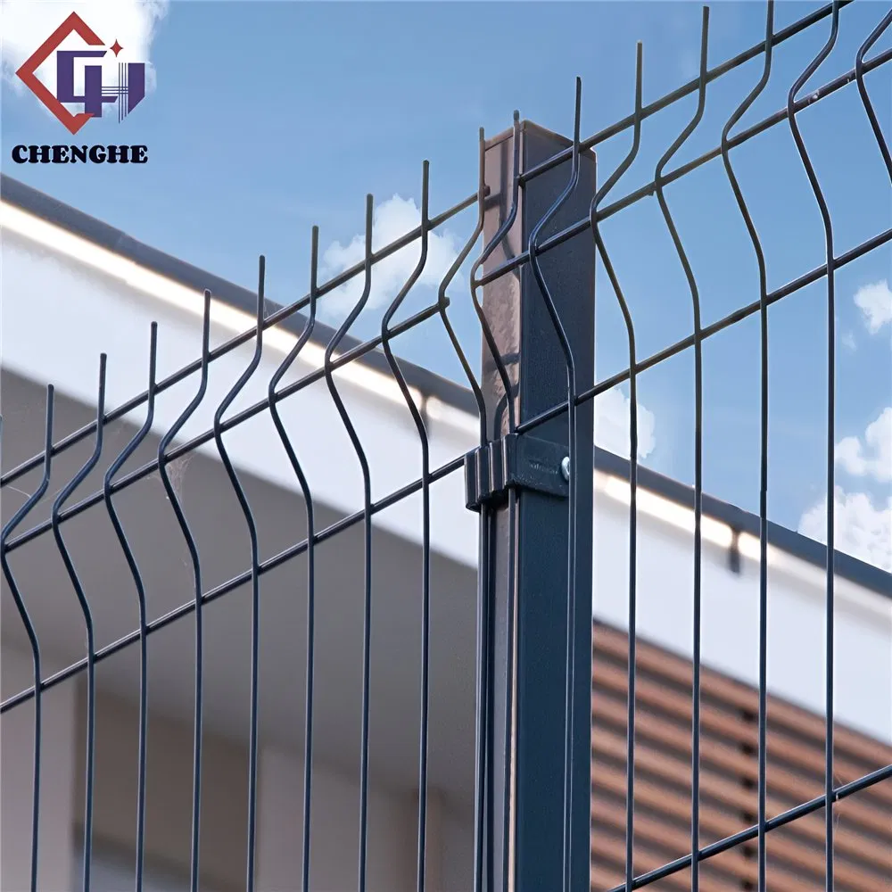 Powder Coated Garden Fence 3D Curved Fence /Fence Panel /Garden Fence /3D Bend Galvanized Steel Metal Welded Wire Mesh Panel Fence/3D Fence