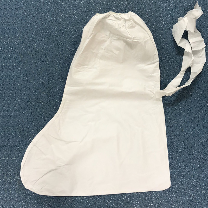 White Disposable Anti Slip Boot Cover Anti Skip Protective Plastic Waterproof PE Shoe Cover Overboot