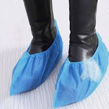 Waterproof Blue Disposable Shoe Covers for Medical Use