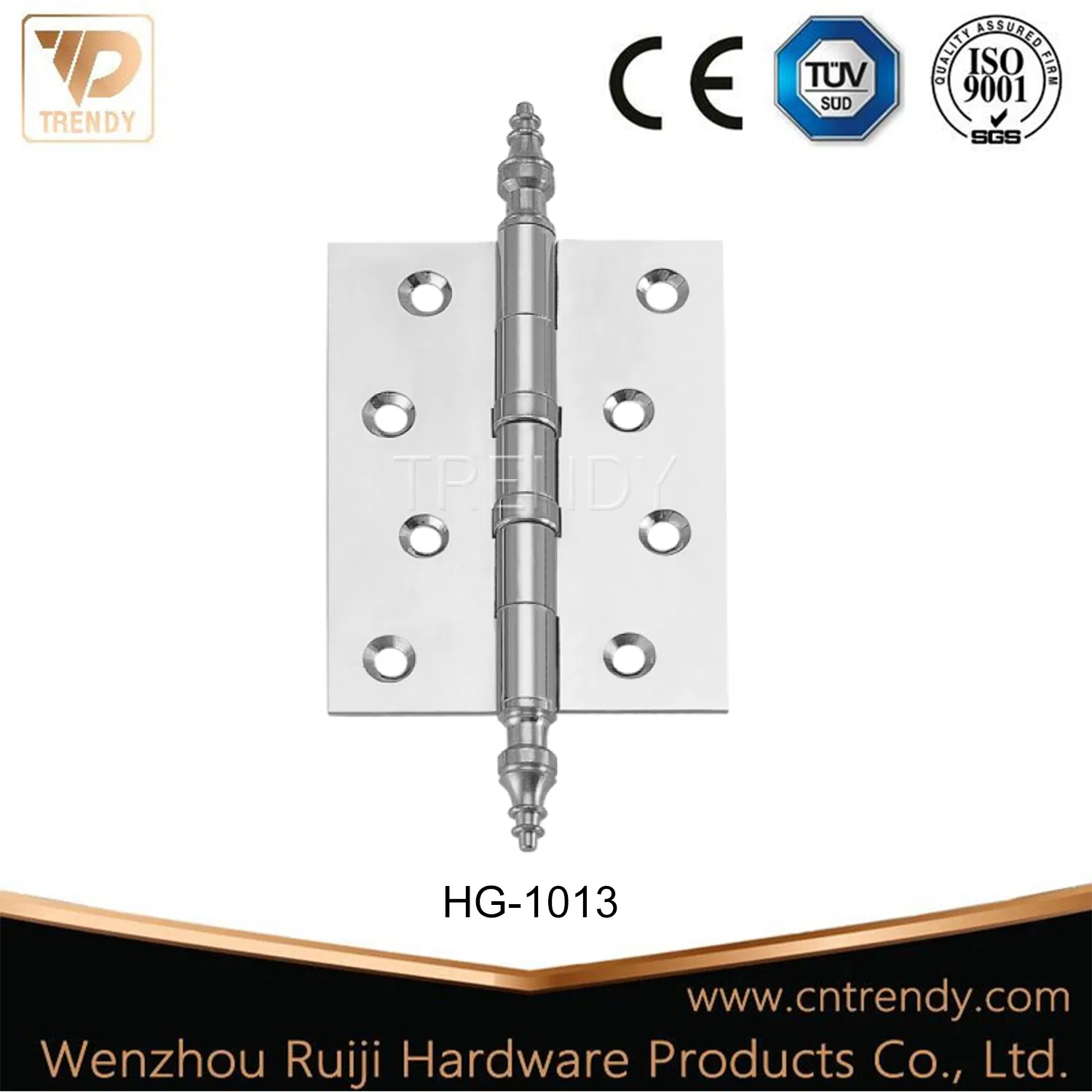 High Quality Ball Bearing Brass Hinge for Wooden Doors Window Furniture Hinge (HG-1012)