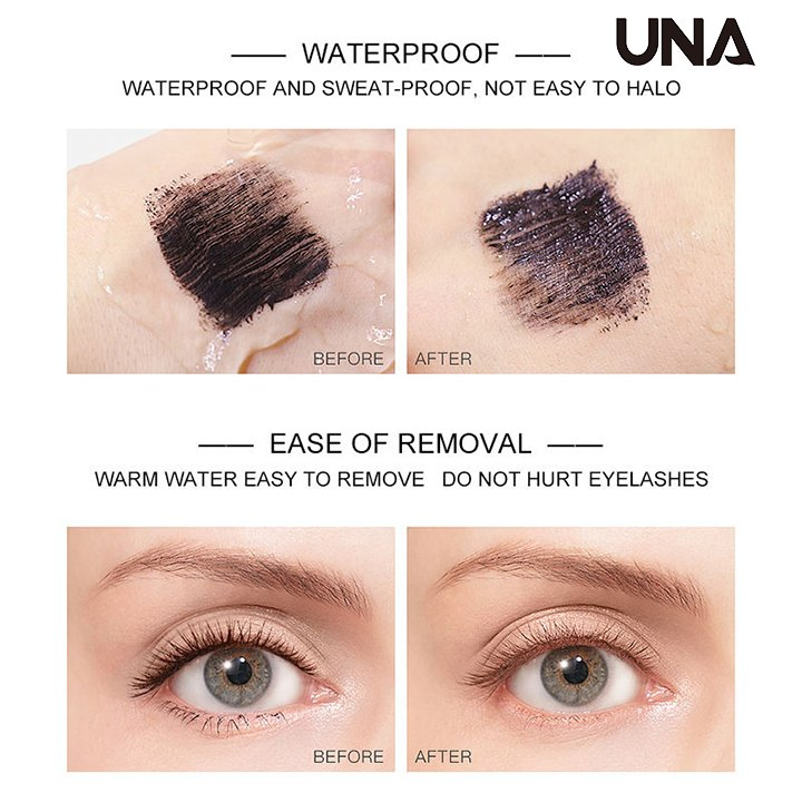 Aloe Vera Liquid Mascara with Waterproof Long-Lasting Curly Eyeliner Thick Eyelashes Lengthening Feature Chemical Ingredients