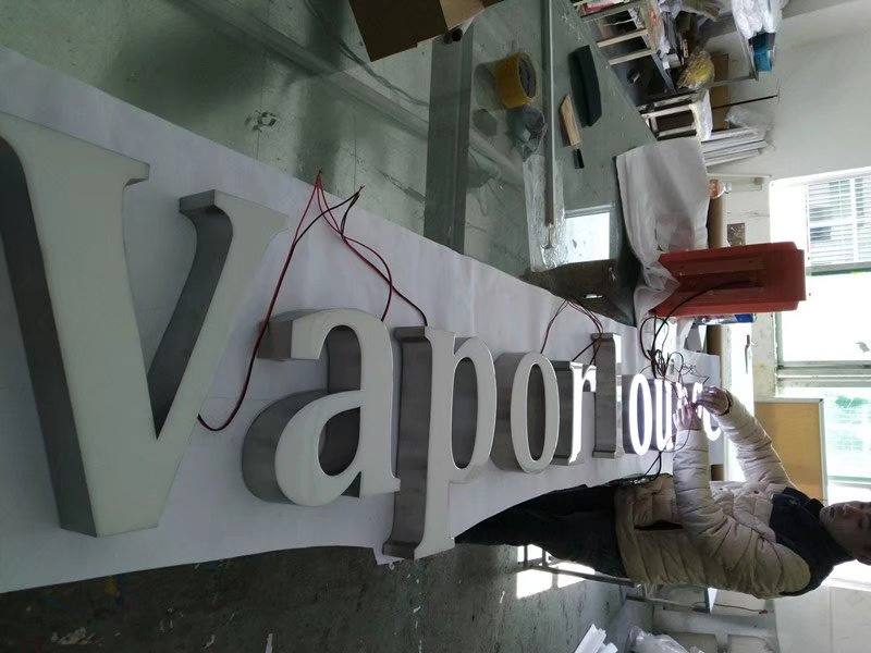 Exterior Acrylic LED Channel Letters Advertising Sign