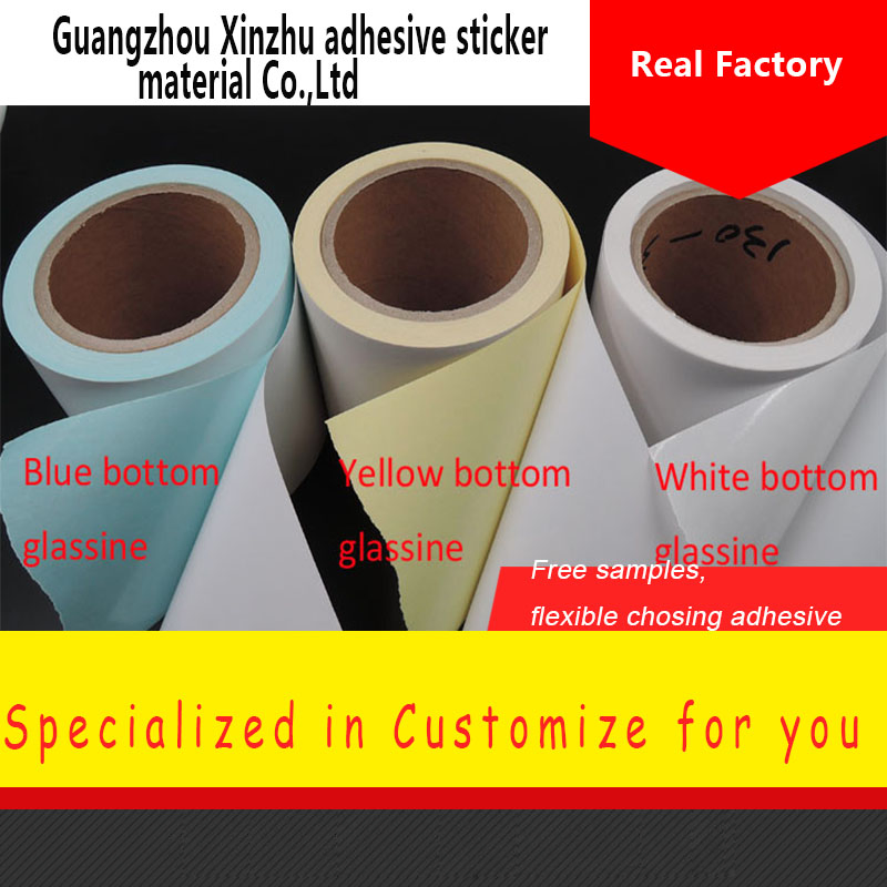 Xinzhu Factory Wholesale Customized Packaging Self Adhesive Food Packing Beverage Label Sticker Paper Jumbo Roll