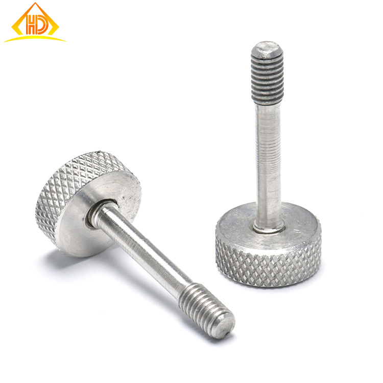 Винт M5 с ромбовидной накаткой из нержавеющей стали