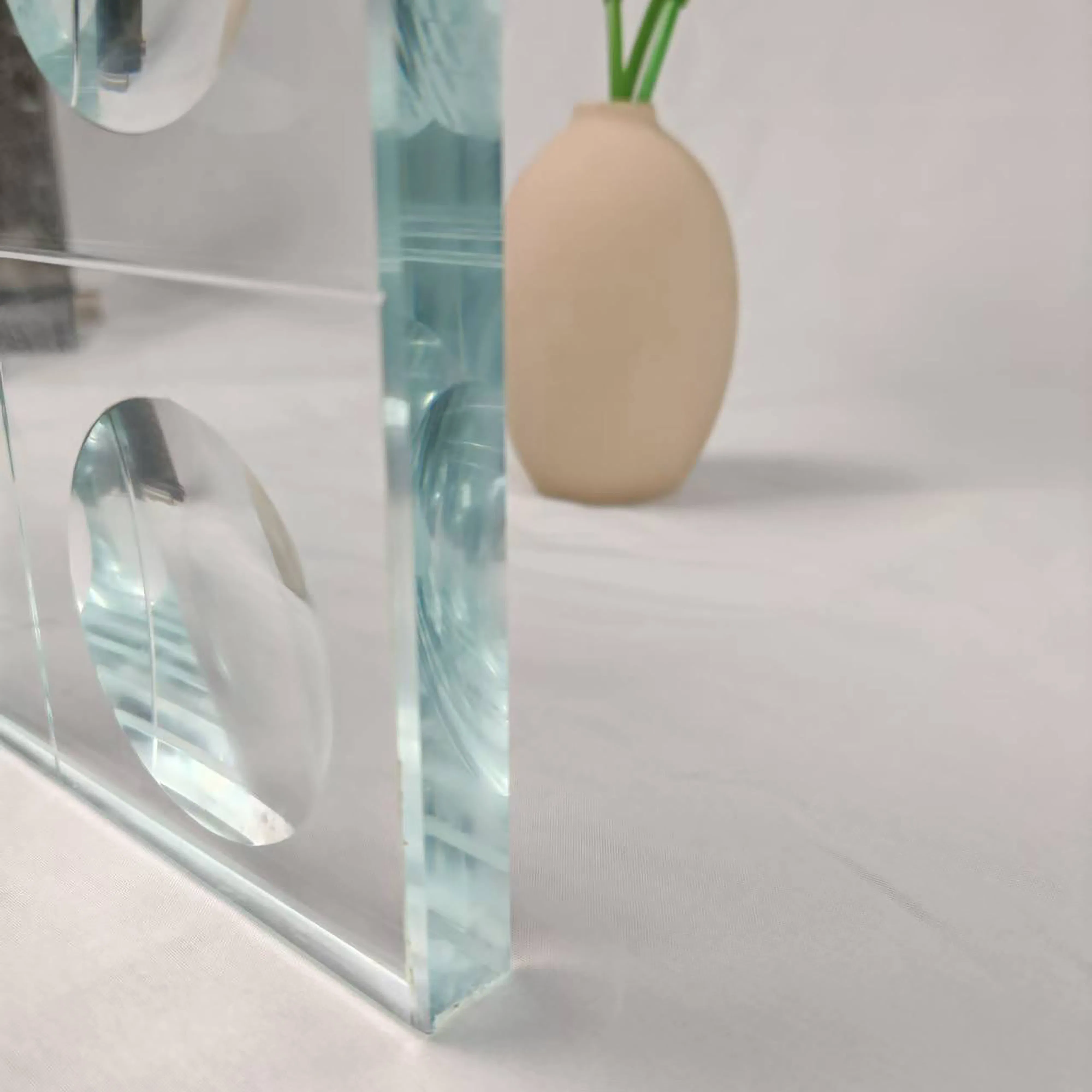 Modern Frosted Glass Decor for Elegant Bathroom and Home Gifts