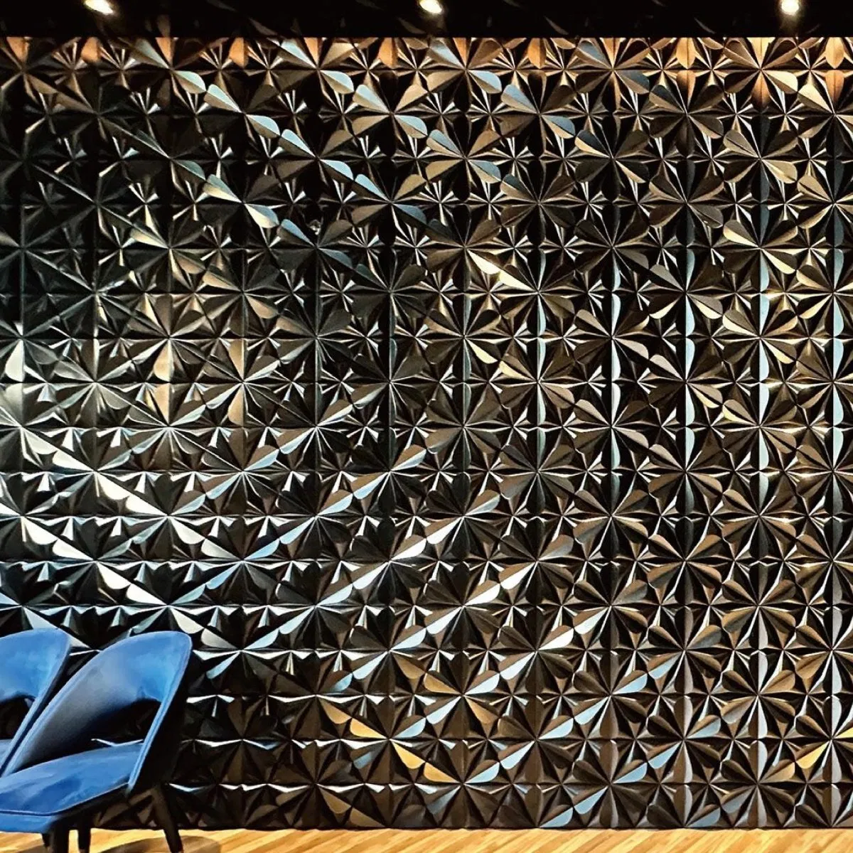 Wholesale Export 3D Uhpc Wall Decor Bricks Concrete Eco-Friendly for Shop Cafe Restaurant Indoor Outdoor Triangle 96*192*30mm