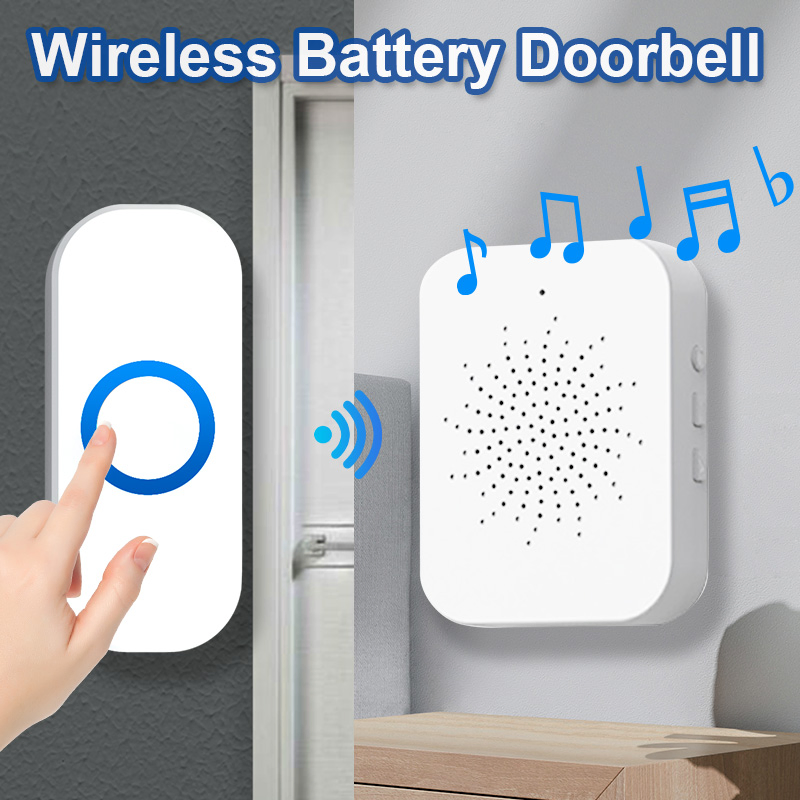 Home Security Wireless 32-Tone with Rechargeable Battery Doorbell