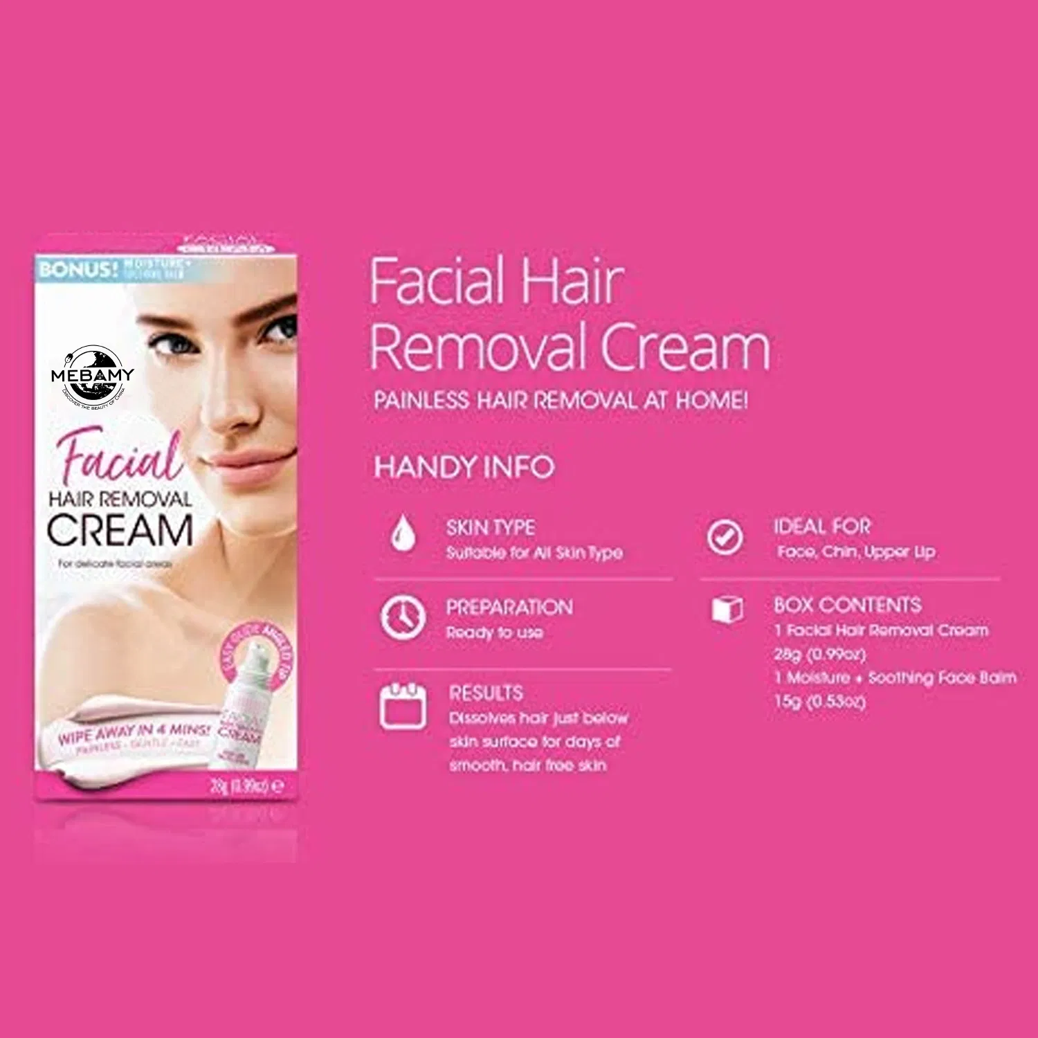 OEM ODM Facial Hair Removal Cream