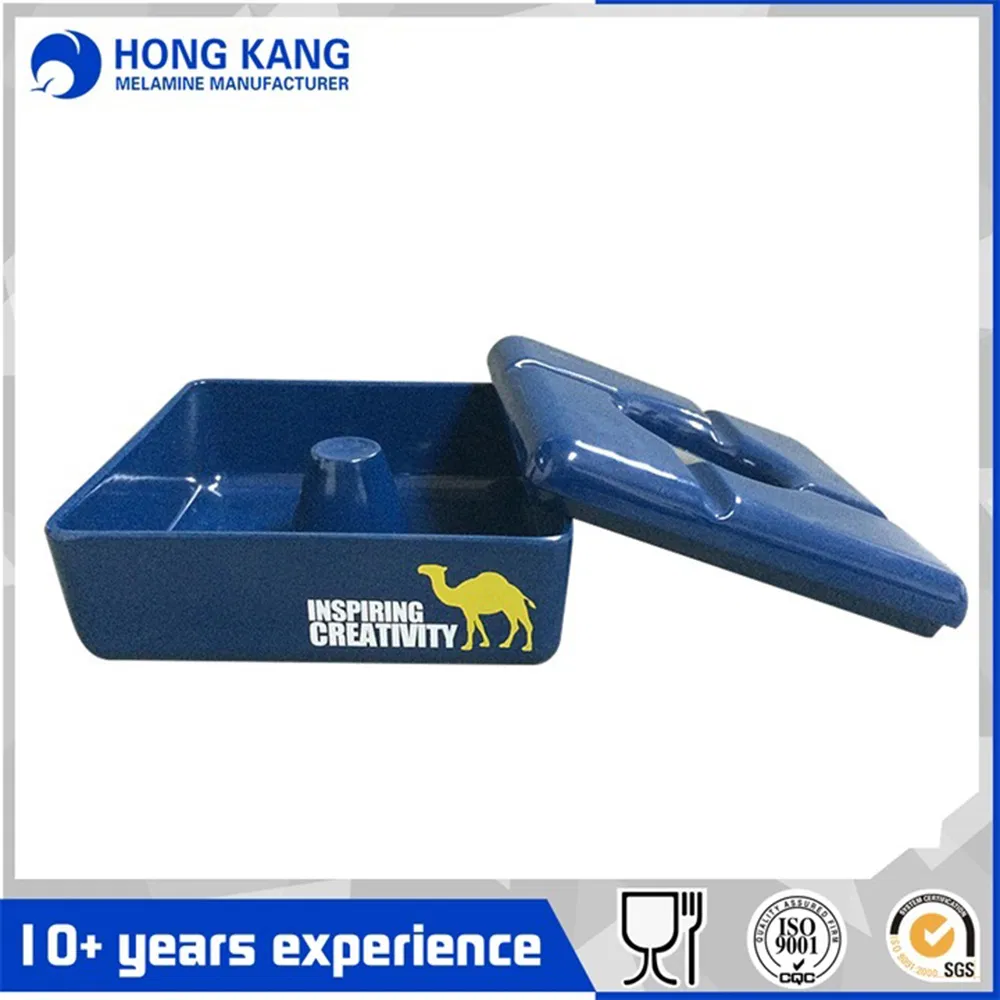 Public Melamine Smokeless Printed Ashtray