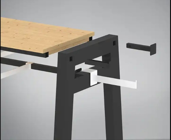 Retail Clothing Store Metal Shelves Design Standing Modern Style Clothes Display Racks Shelves