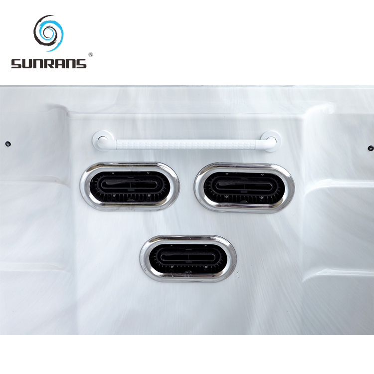 Sunrans Wholesale Coutryard Swimming Pool Dual Zone Balboa Hot Tub 4 Person Used Hydrotherapy Swim SPA Outdoor