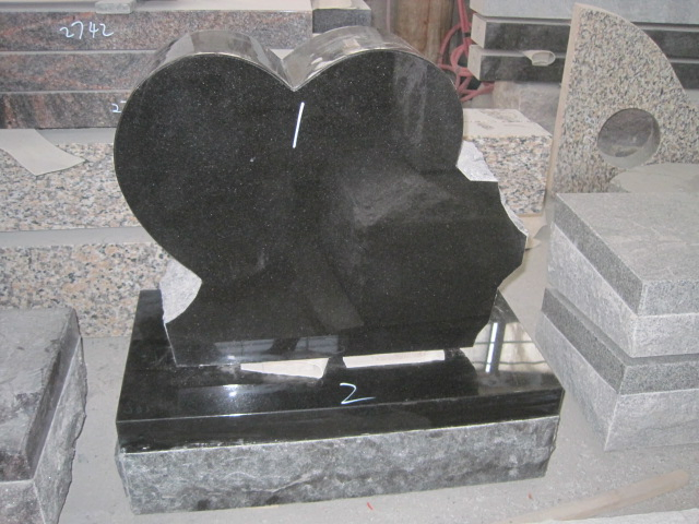 Customized Service Tombstone/Headstone Red Granite Populare American Style Headstone