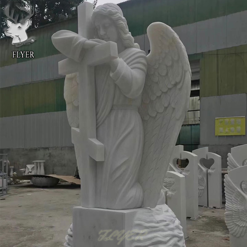 Cemetery Memorial Monument Black Granite Angel Baby Headstones Baby with Heart Shape Stone Headstone