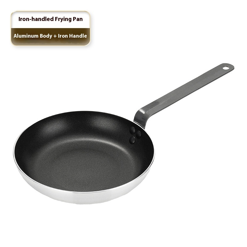 Dual-Use Nonstick Pan Metal Steak and Pancake Frying Pan Induction Compatible Wholesale