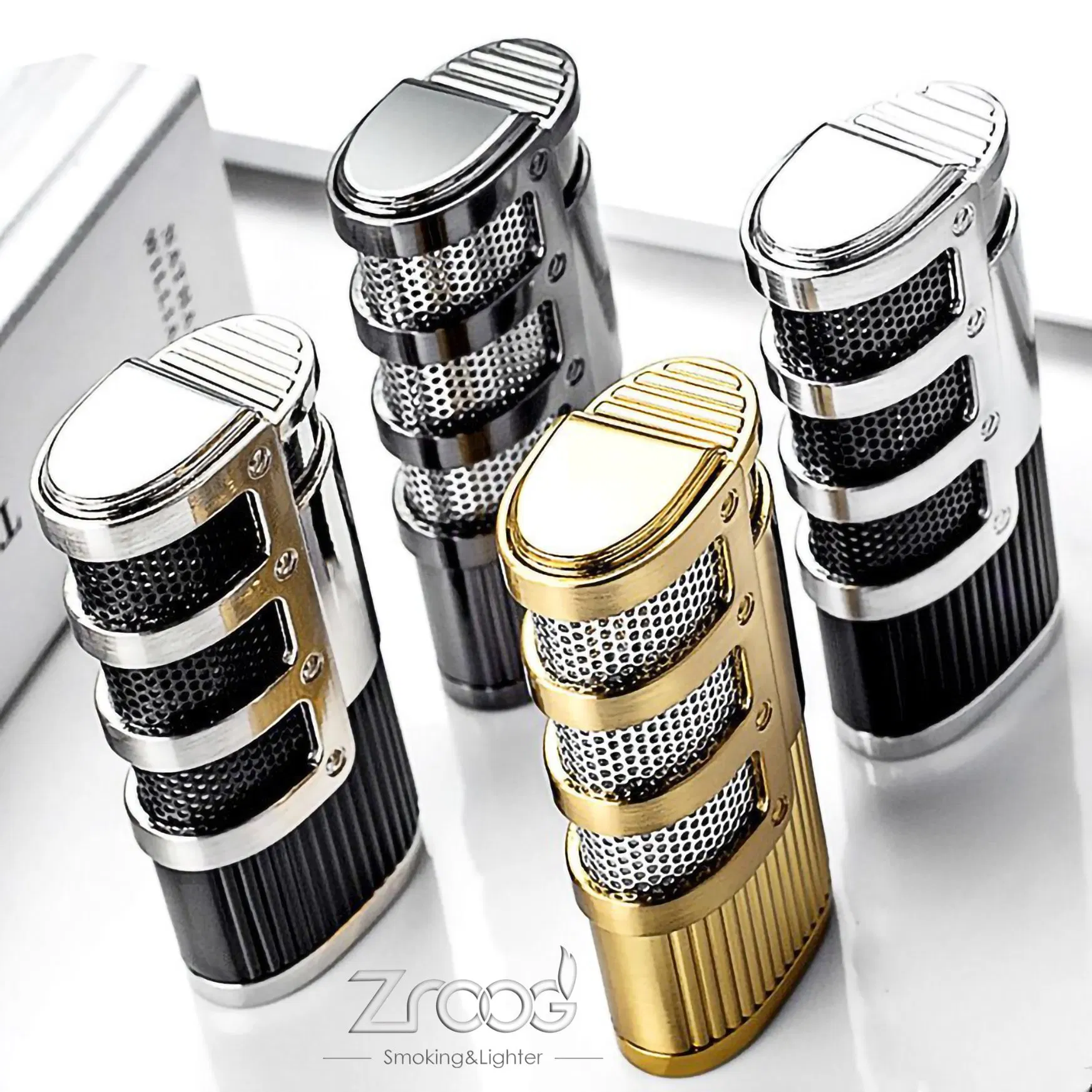 Torch Jet Flame Lighter Refillable Butane Lighter 2 in 1