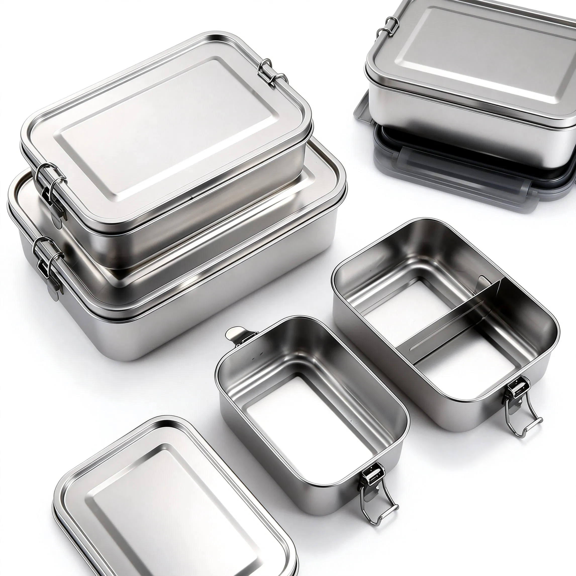 Многоразовый контейнер для еды из нержавеющей стали
