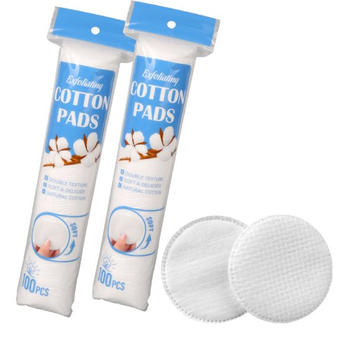 Premium 100PCS Disposable Coarse Gauze Cotton Pads for Makeup Removal