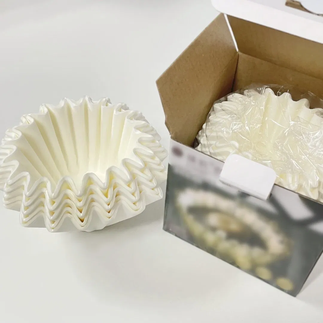 Fashionable Everyday Use Coffee Filter Paper 1-4cups Designed for Wave Dripper Coffee Maker