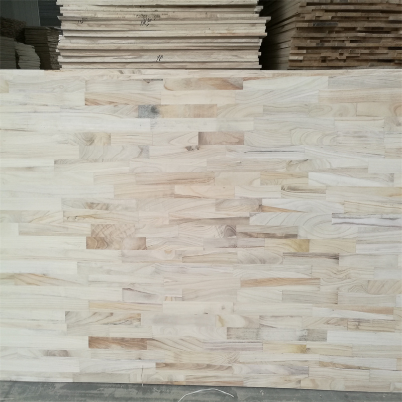 Promotional Price Edge Glued Solid Balsa Wood Paulownia Finger Joint Laminated Board