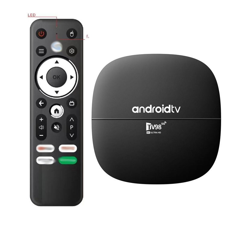 Android TV Box 4K с голосовым пультом