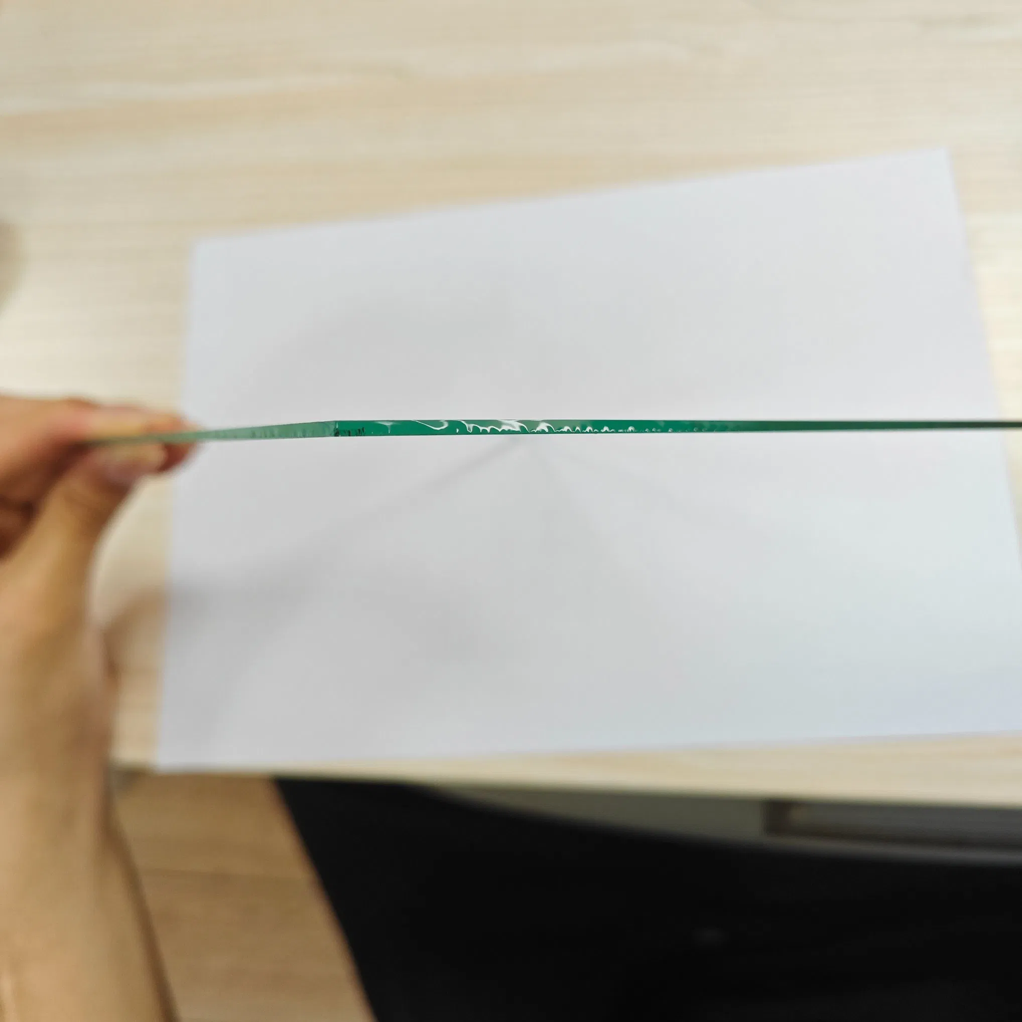 1.1mm Clear/Ultra Clear Sheet Glass Flat Frame Glass for Showcases etc.