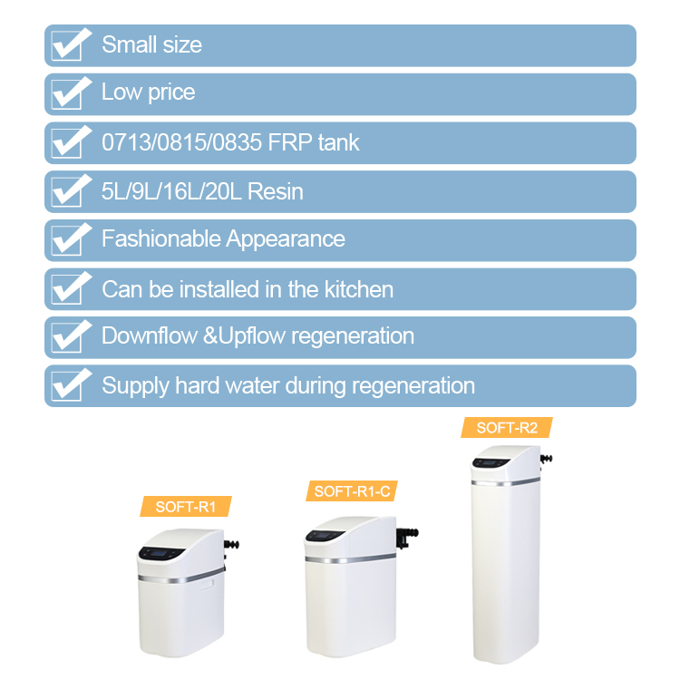 High Quality Whole House Automatic Control Valve Ion Exchange Resin Water Softener