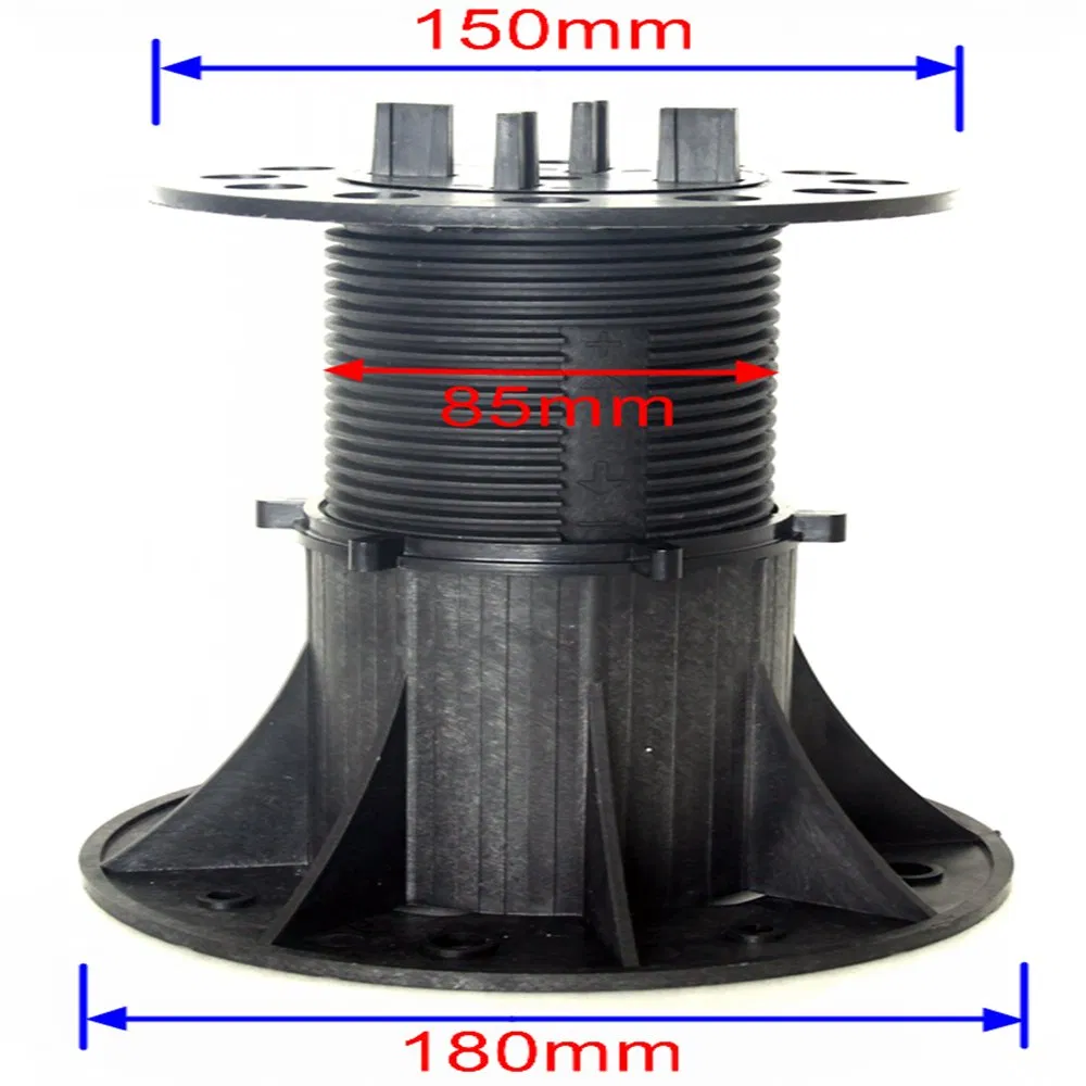 Easy Install Water Resistant Adjustable Plastic Pedestal Support by Medoo
