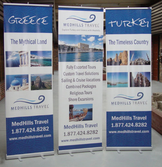 Any Height Flex Plastic Easter Series Roll up Stand Banner for Advertising