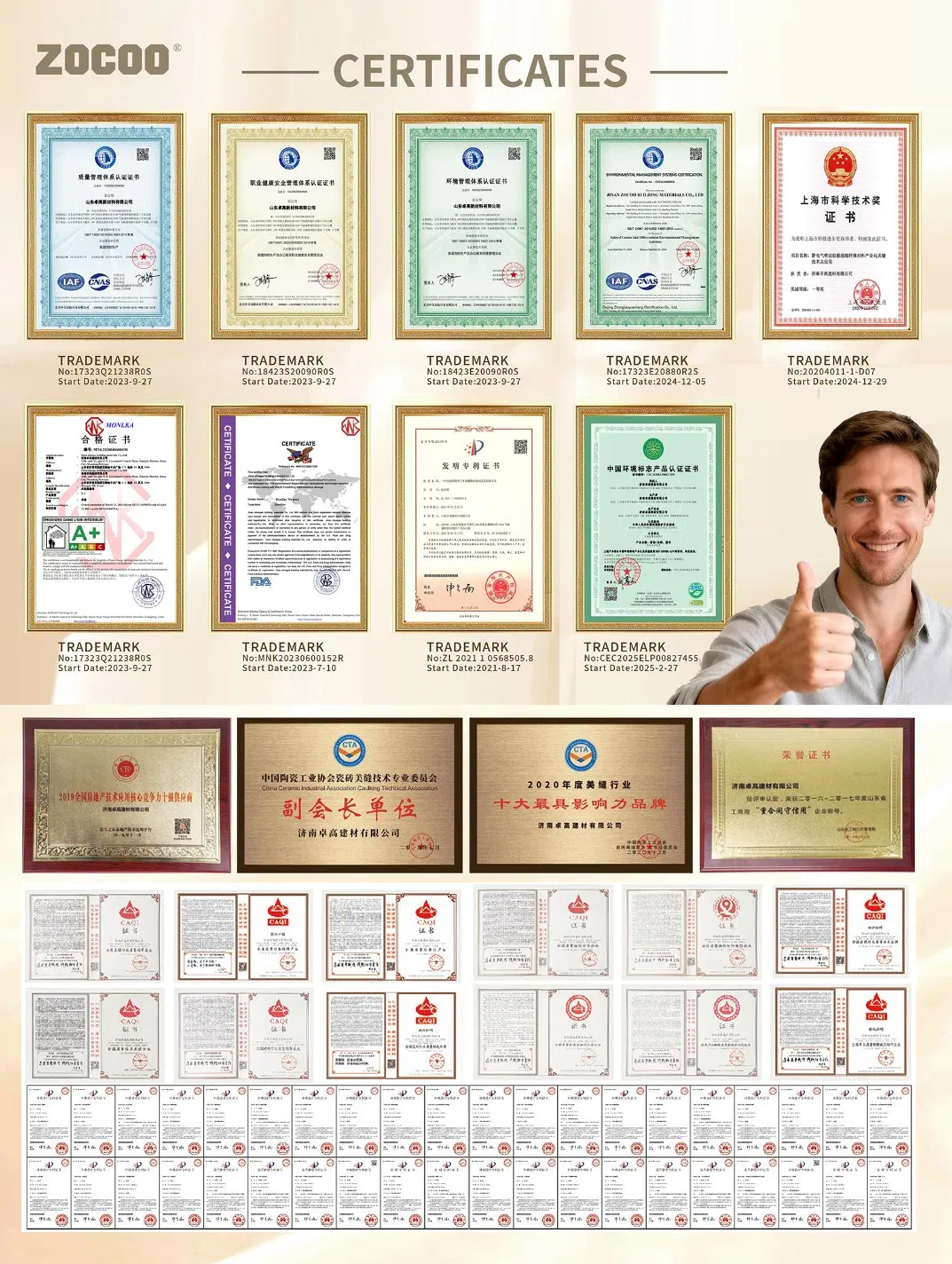 High-Strength Filling Material Bonding Adhesive Building Tiles Joint Grout