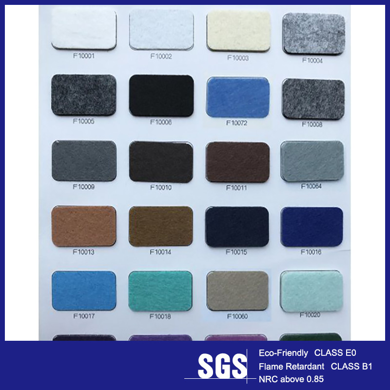 Sound-Absorbing Panel Decorative Flame Retardant