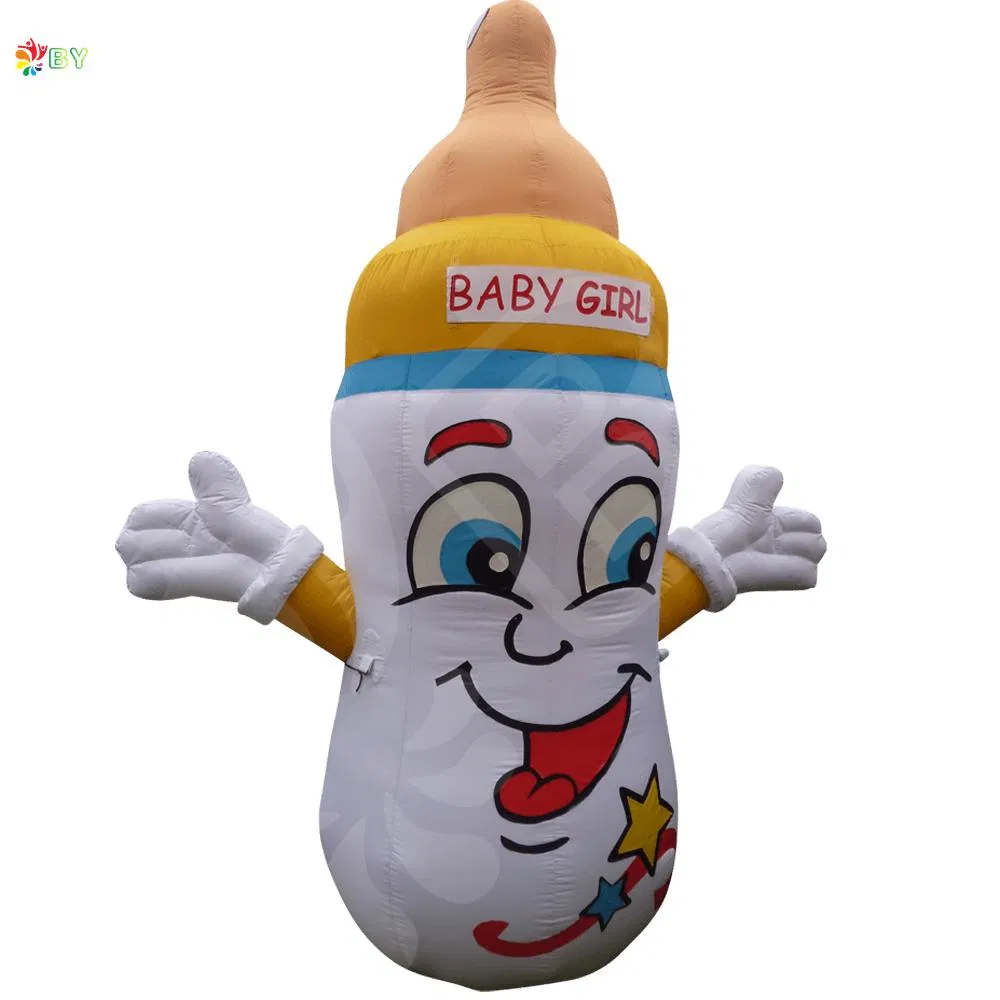 Outdoor Inflatable Milk Bottle Holland Balloon for Baby Birthday Party