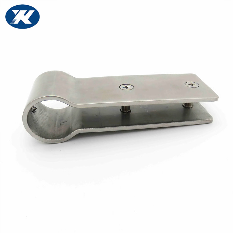 Stainless Steel Cubicle Fittings Public Toilet Cubicle Partition Upper Panel Holder