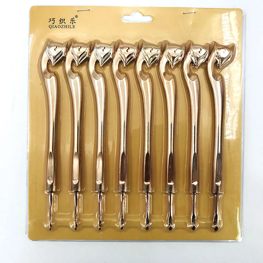 Wholesale Aluminum Handle Knitting Needle 2mm-6mm Durable Crochet Needle Hook