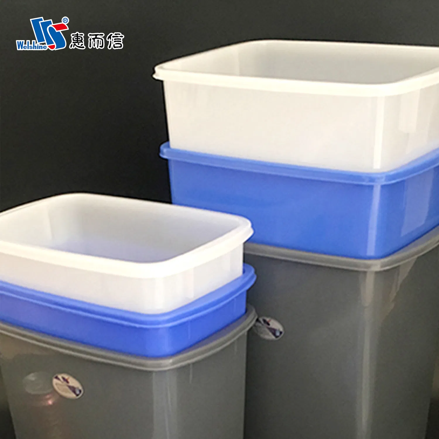 Household Garbage Waste Paper Basket Plastic Dustbin Trash Bin