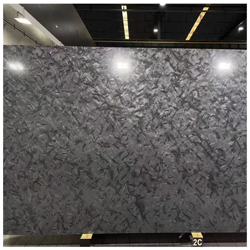 Brazilian Luxury Black Matrix Quartzite Leathered Slabs