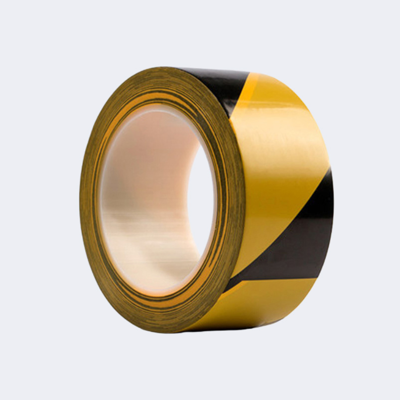 Cold Resistance PVC Duct Tape, Yellow Caution Duct Tape