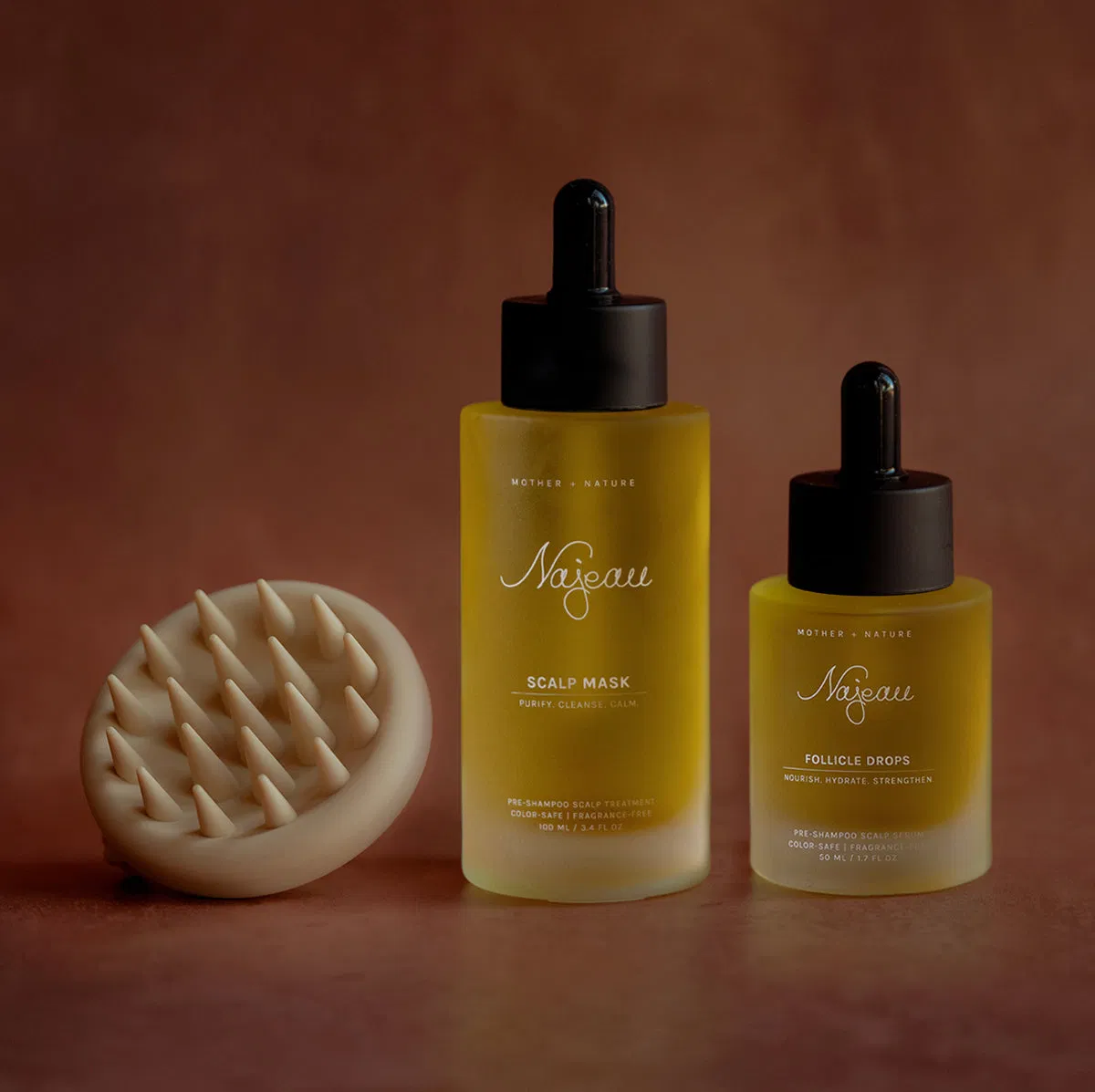 Private Label 100% Natural Organic Rosemary Castor Almond Oil Men Women Scalp Care Serum Hair Treatment Growth Oil