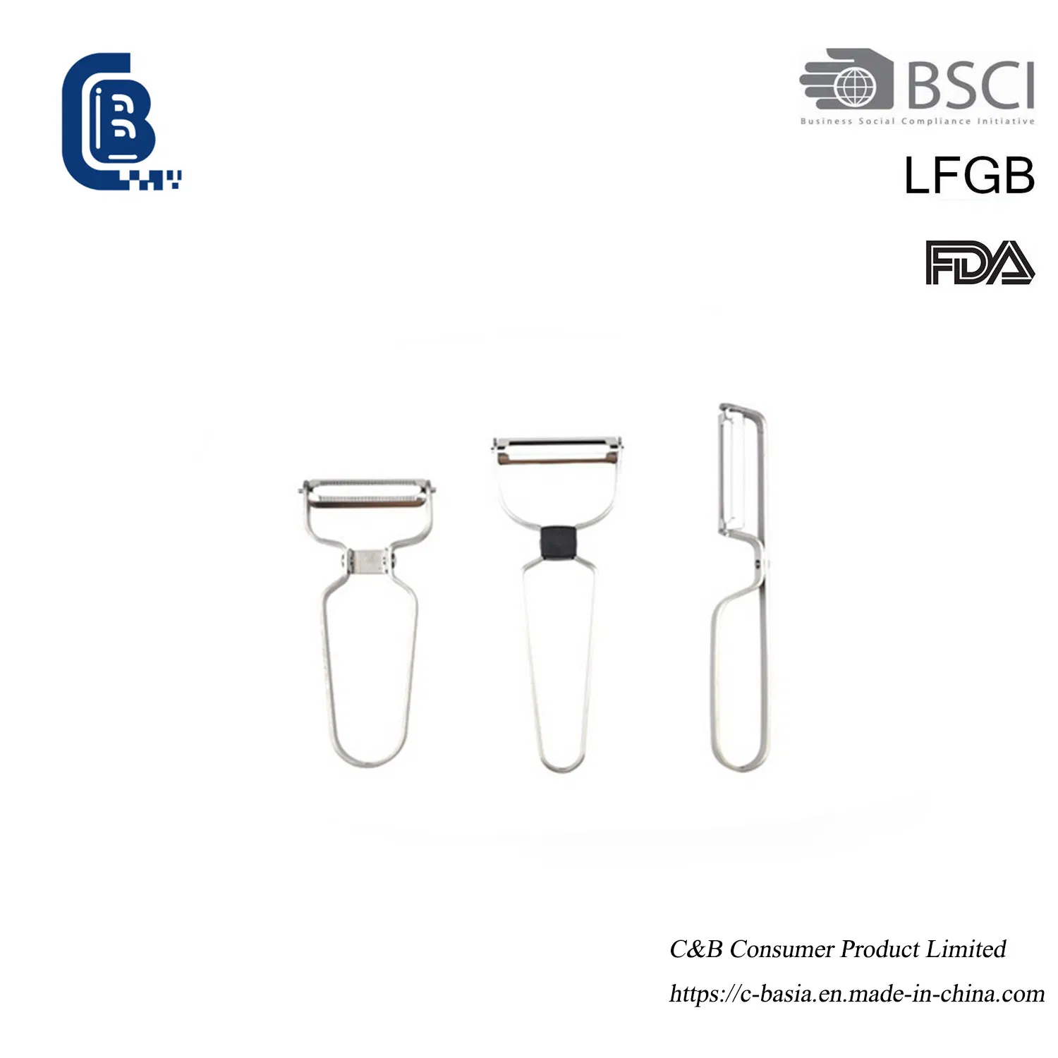 5-Piece Multi-Function Kitchen Set - Knife, Peeler & Cutter for Fruits & Veggies