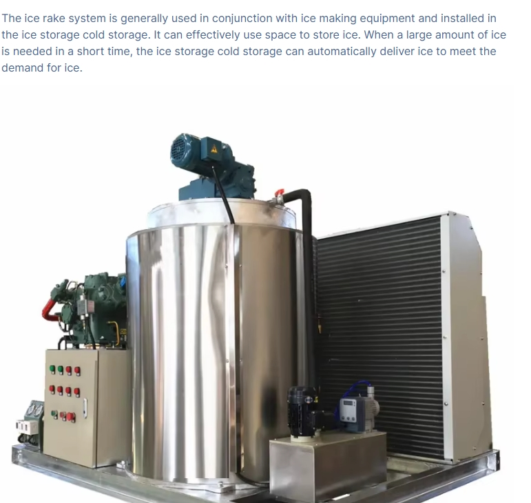 2 Ton Per Day Ecoice Fresh Water Ice Maker Flake Ice Making Machine for Seafood Processing
