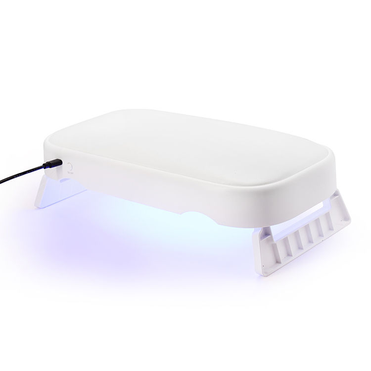 Dual Use 48W UV LED Nail Lamp with Pillow for Manicure Pedicure Salon Arm Rest and Curing Gel Polish