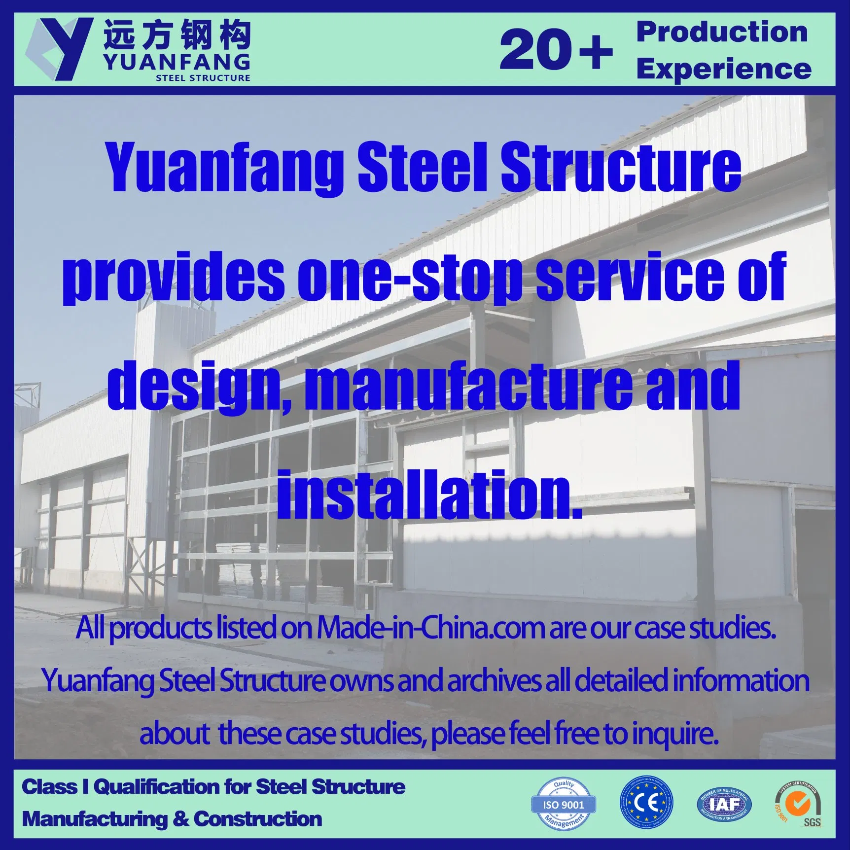 Customized ISO CE Fabricado En China Prefabricated Heavy Steel Structure Sky-Walk Connects Warehouse & House with Trusses Building Material Construction