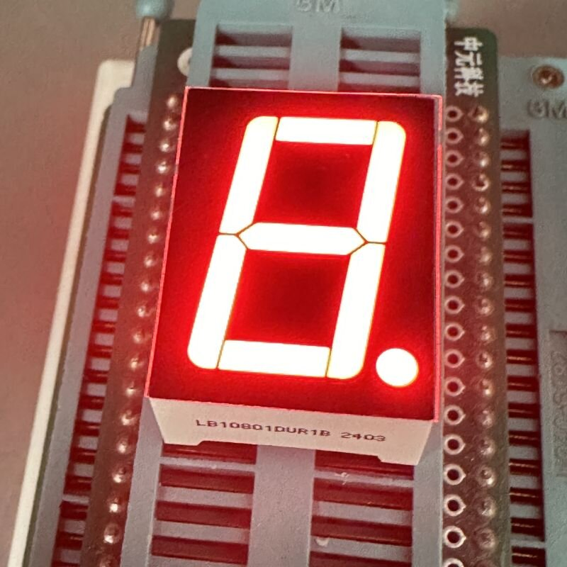 Bright Yellow Green 0.56-Inch 7 Segment LED Display for Instruments
