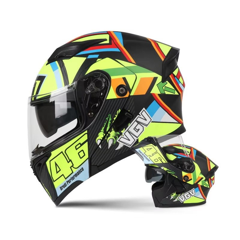 VGV 90 Full Face Motorcycle Helmet DOT Approved