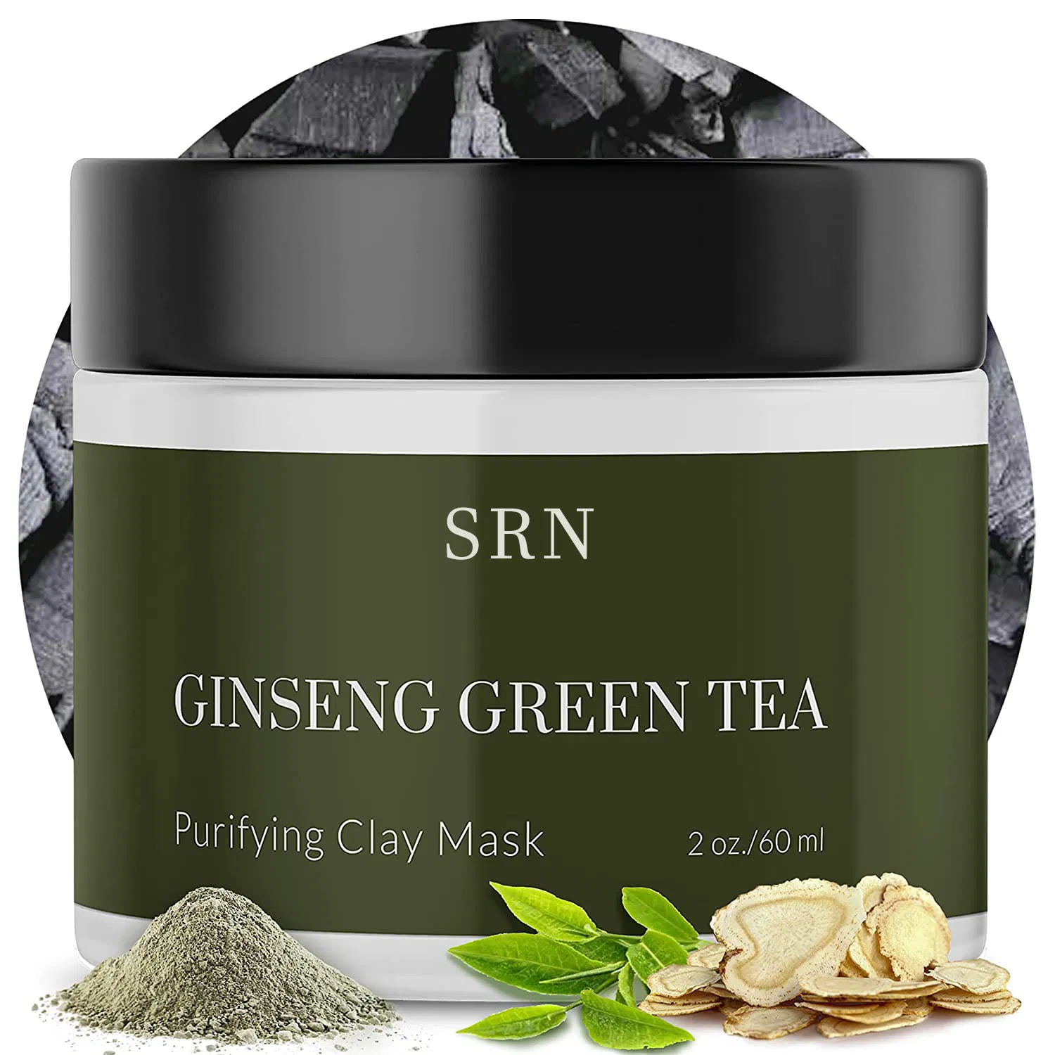 Private Label Cleaning Pores and Oil Controling Green Tea Clay Mask