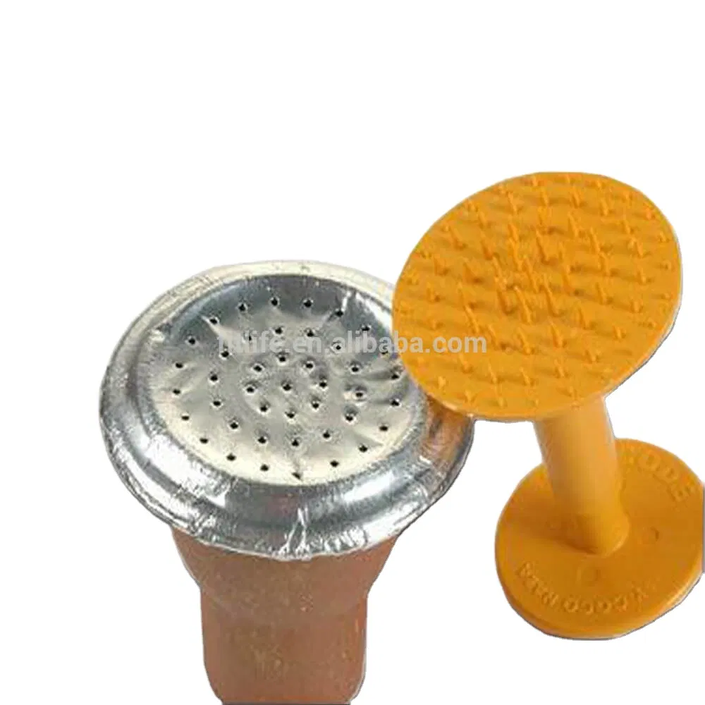 Wholesale Punch Hookah Silver Pre Cut Foil Sheet Paper with Holes Aluminum Tin Foil Shisha