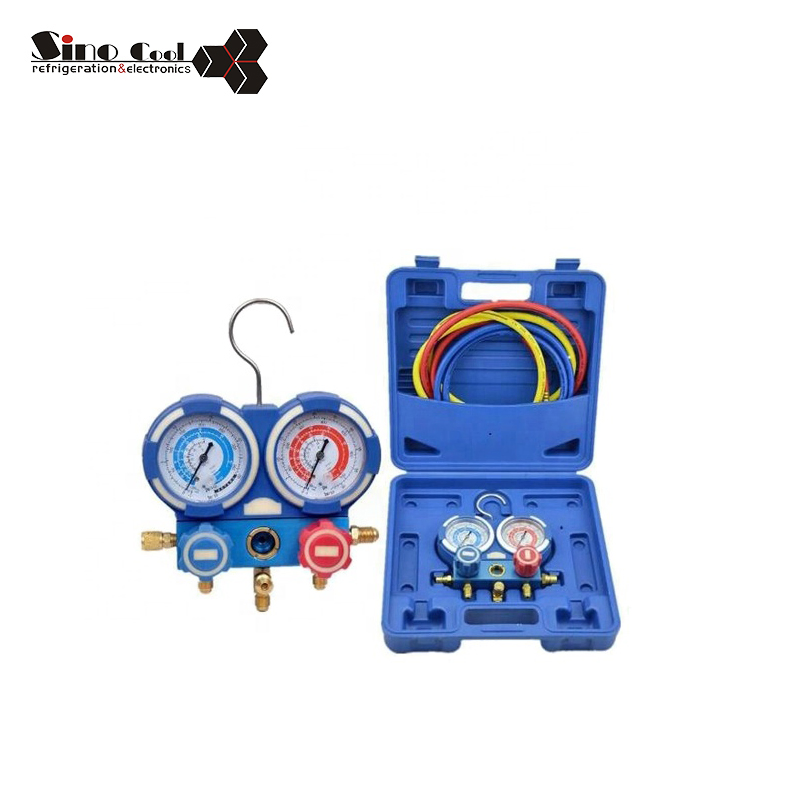 Accurate Manifold Gauge R410A R22 R134A R407c R404A for Air Conditioner