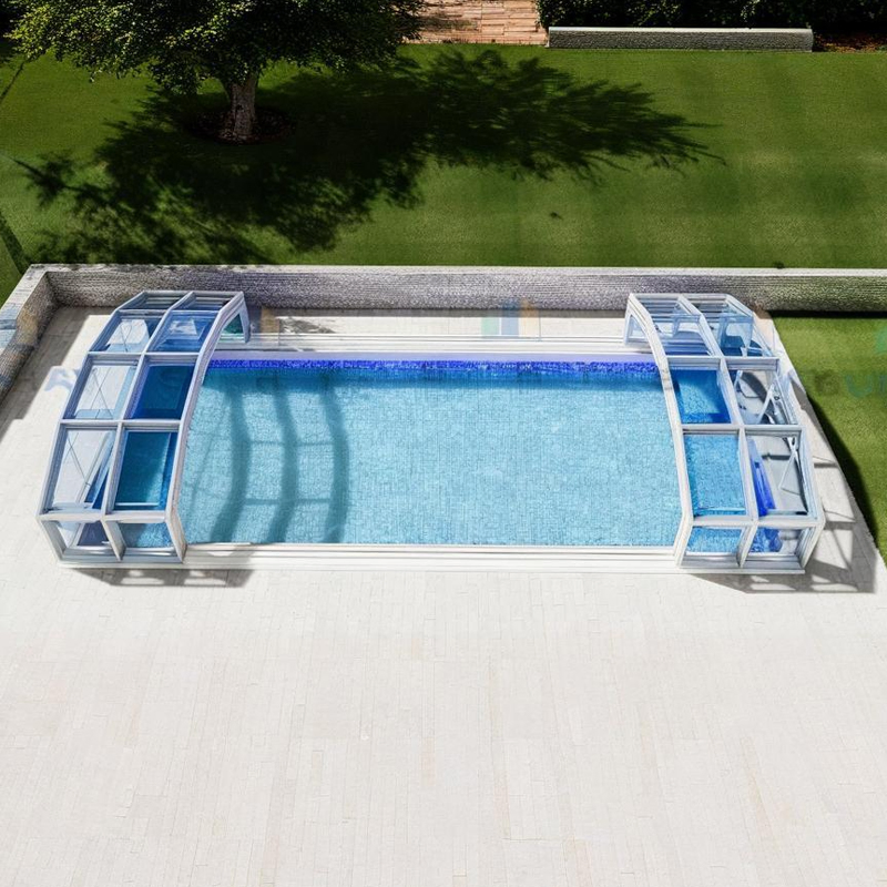 Aluminum Alloy Waterproof Pool Enclosure for Energy Saving