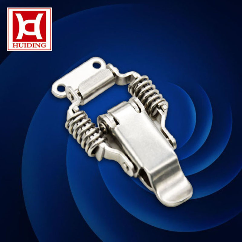 Premium Stainless Steel Spring Toggle Latch for Hardware Cabinets