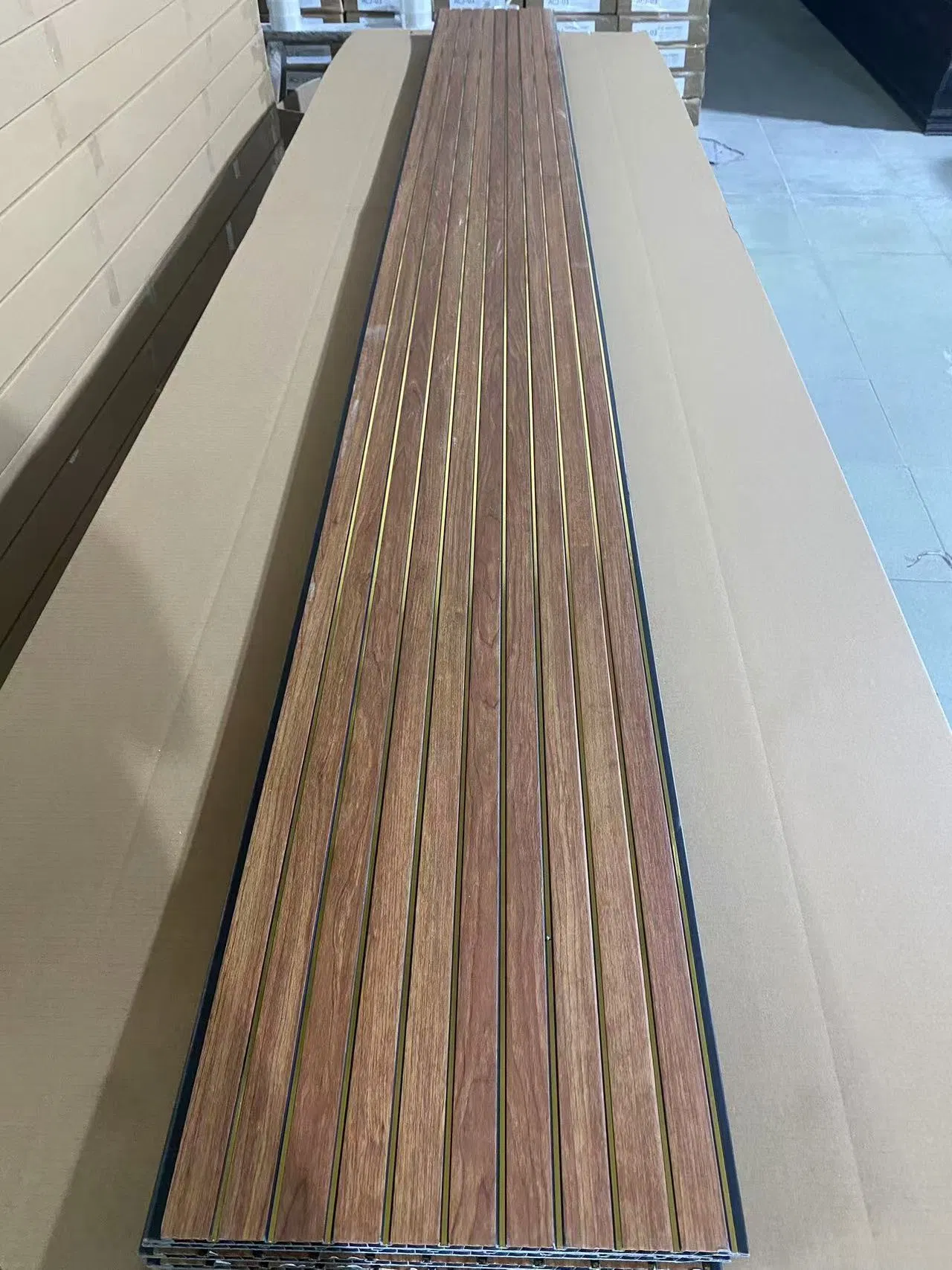 Waterproof 8mm PVC Ceiling Panel Designs PVC False Strip Wood Paneling